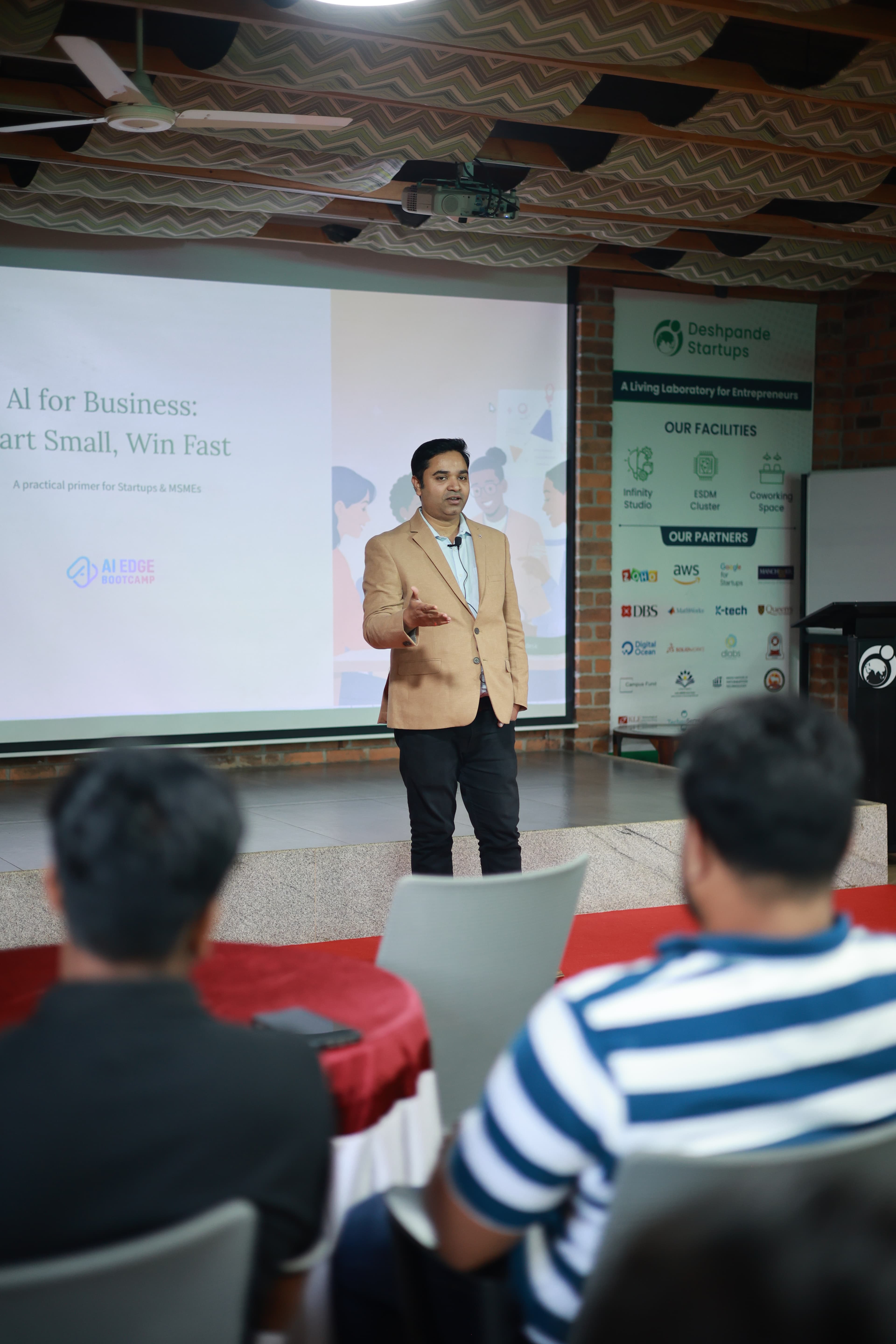 AI Edge Bootcamp workshop in progress