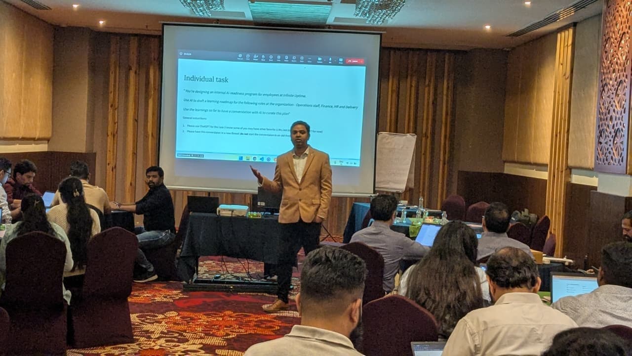AI Edge Bootcamp workshop in progress